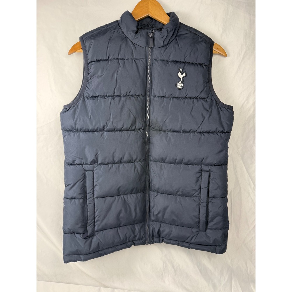 Official Tottenham Hotspur Spurs Youth 13Y Navy Puffer Vest Official Football